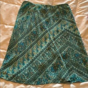 Paisley print skirt